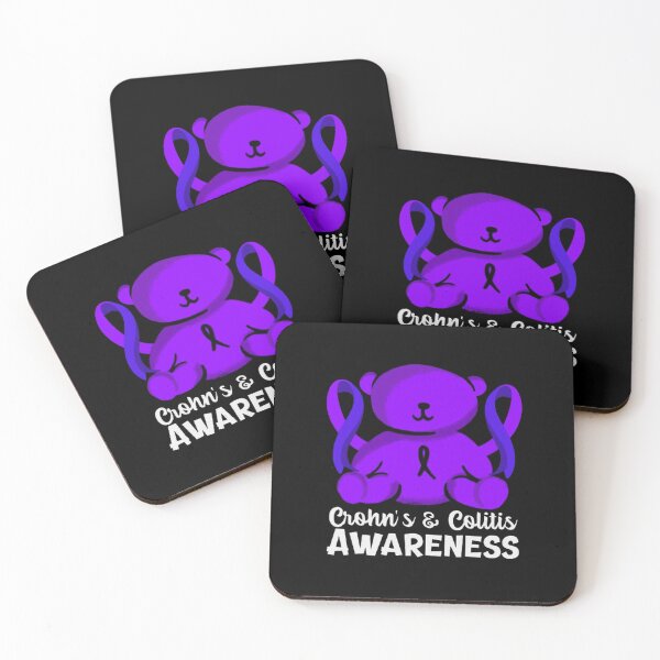 Item preview, Crohns and Colitis awareness! purple ribbon awareness designed and sold by Rodayna Elnaggar.
