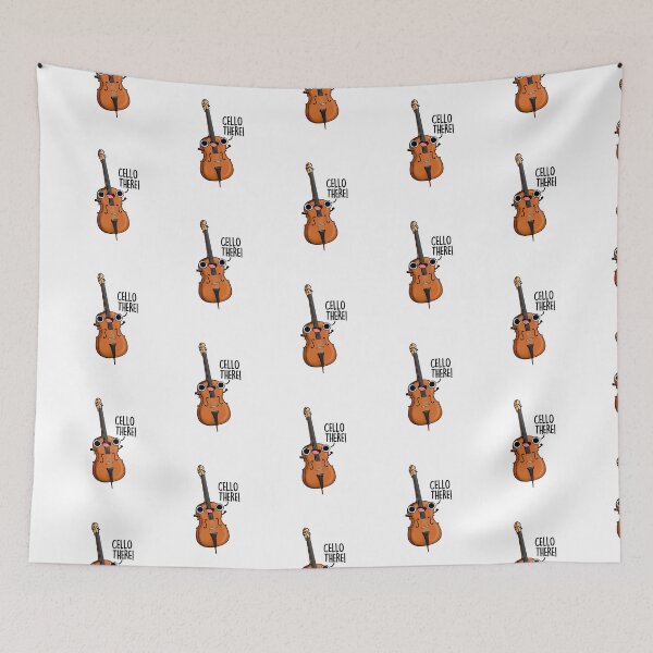 Item preview, Cello There Funny Music Puns  designed and sold by punnybone.