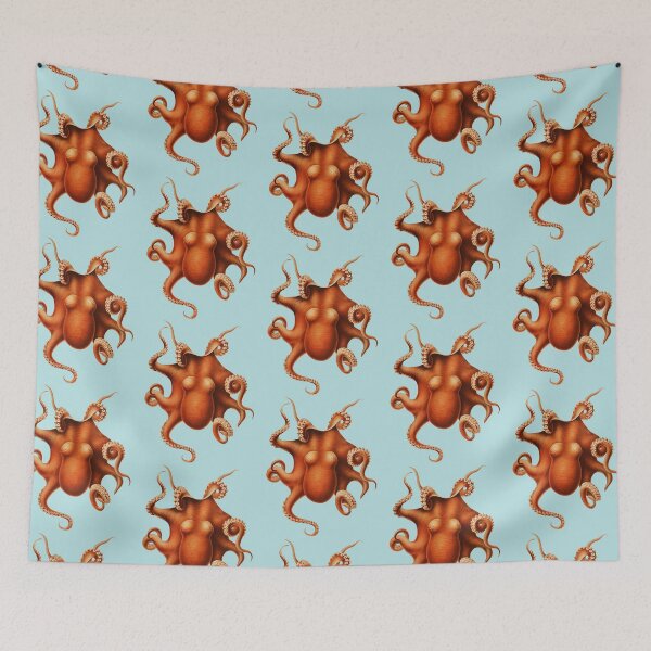 Item preview, Giant Octopus - Gian Squid - Ocean Gifts - Vintage Octopus designed and sold by leafsquare.