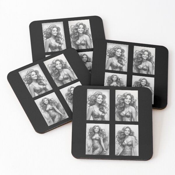 Item preview, Litt Black and White Mermaids from Sirenas Ondine Merfolk designed and sold by SirenasWorld.