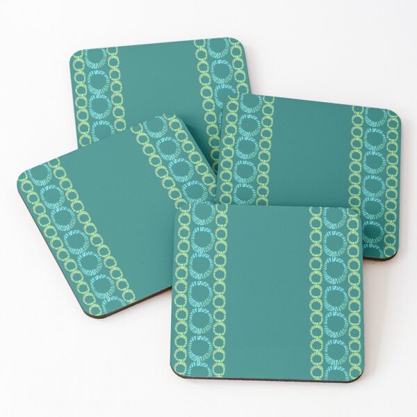 Item preview, Beach Vibes Stripe in Green designed and sold by LisaLeQuelenec.