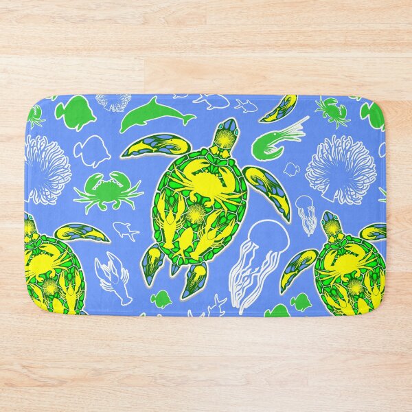 Item preview, Sea Turtle Coral Reef Marine Life Symbol designed and sold by BluedarkArt.