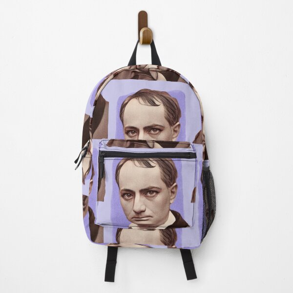 Item preview, French Poet Charles Baudelaire - purple - illustration designed and sold by Litstoy.