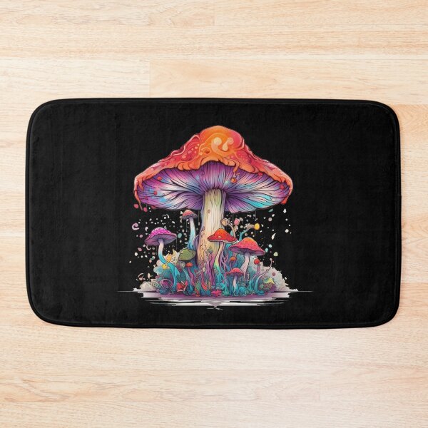 Item preview, Psychedelic Shroom Mushroom Art designed and sold by Trippinink-.