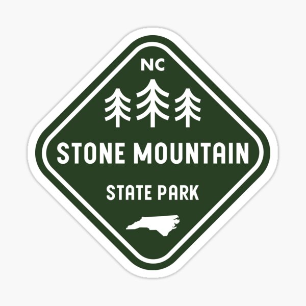 Stone Mountain State Park North Carolina Sticker