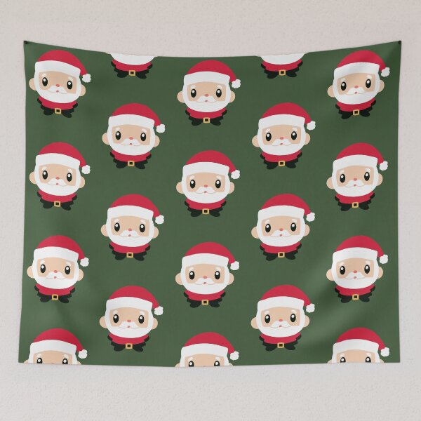 Item preview, Clipart Santa Claus Father Christmas Xmas stickers sublimation stocking stuffer pet bandanna festive phone case designed and sold by GizziArt.
