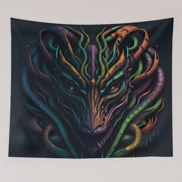 Item preview, Snake Face Art designed and sold by imabbasanwar.