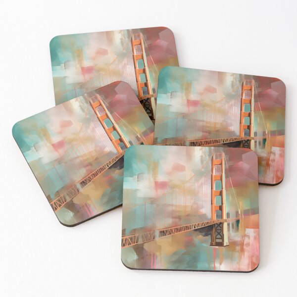 Item preview, Abstraction of the Golden Gate Bridge designed and sold by DaniFantasy.