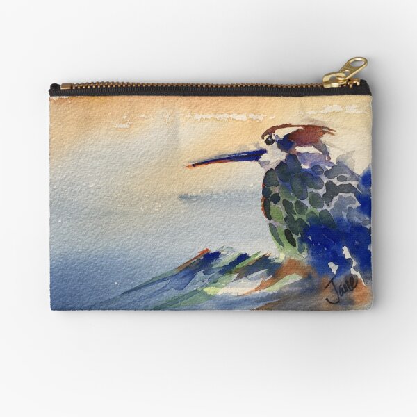 Kingfisher Zipper Pouch