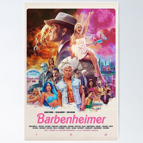 THE BARBIE MOVIE 2023 THEATRICAL ORIGINAL CINEMA FILM PRINT PREMIUM POSTER