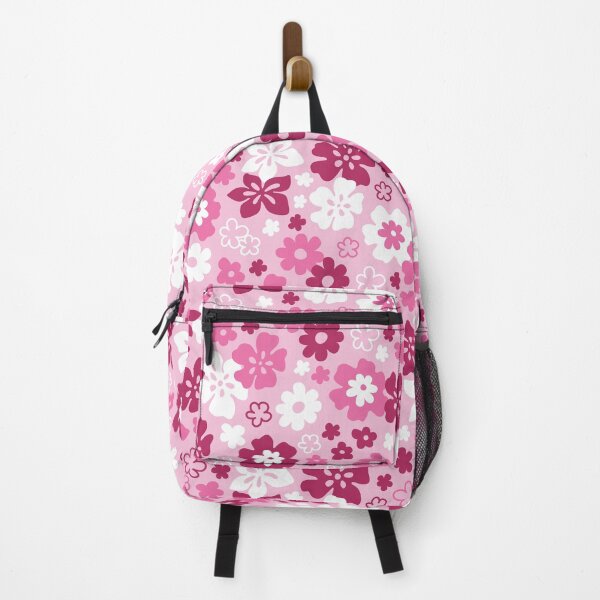 Item preview, HIBISCUS HOT PINK MAGENTA Y2K STYLE AESTHETIC FLOWER PATTERN 2000S COCONUT GIRL designed and sold by blomastudios.