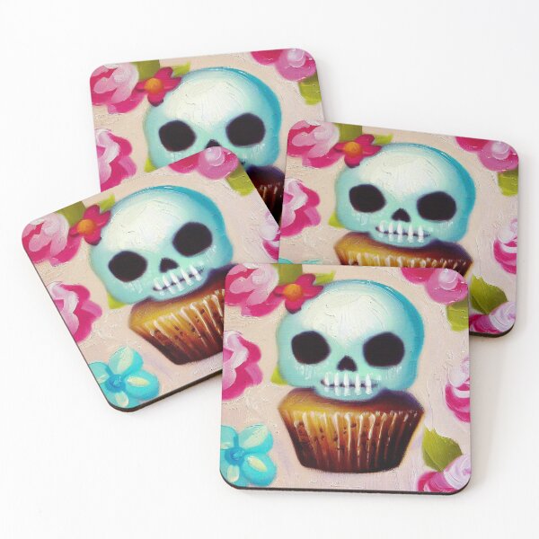 Item preview, Skull cupcake designed and sold by Donkey's Salad.