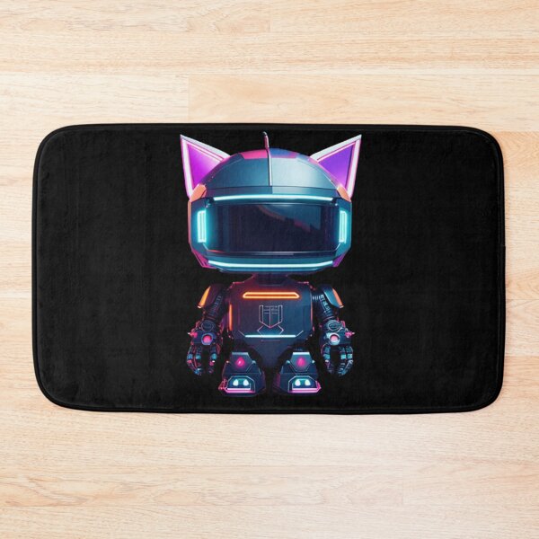 Item preview, Colorful Neon cute Robot Kitty 10 designed and sold by Coverex.