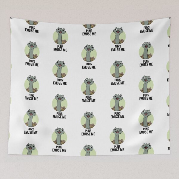 Item preview, Puns Emuse Me Funny Emu Puns  designed and sold by punnybone.