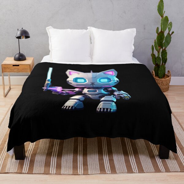 Item preview, Colorful Neon cute Robot Kitty 04 designed and sold by Coverex.