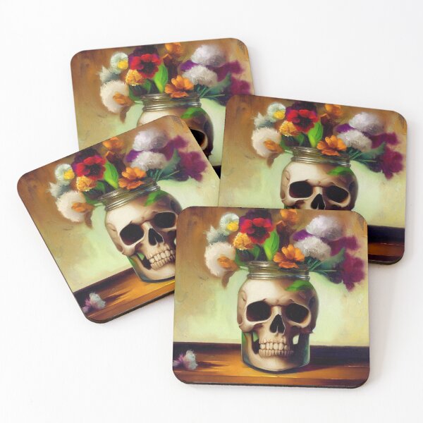 Item preview, Skull Flowers designed and sold by Donkey's Salad.