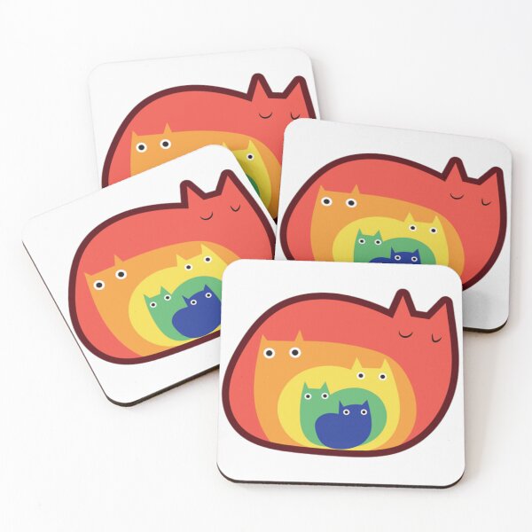 Item preview, Rainbow Cats  designed and sold by kyokyyosei.