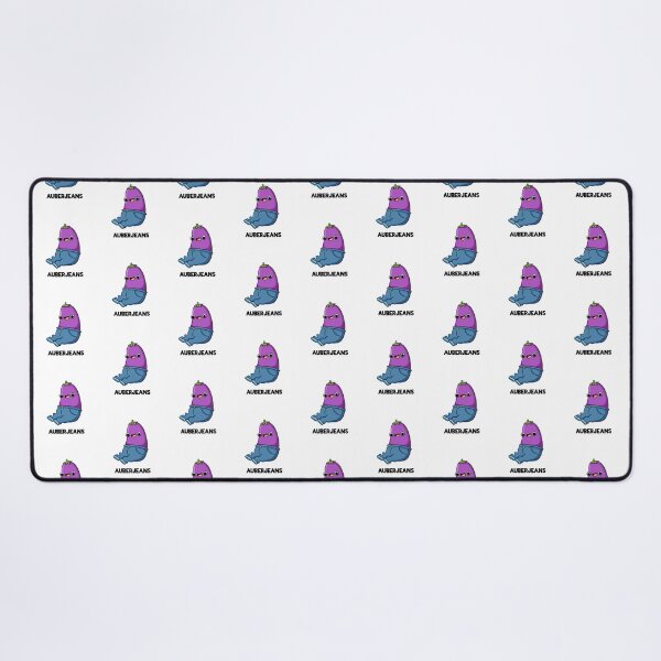 Item preview, Auberjeans Aubergine Funny Veggie Puns designed and sold by punnybone.