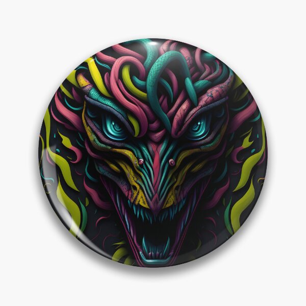 Item preview, Snake Face Art V4 designed and sold by imabbasanwar.