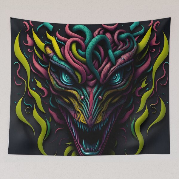 Item preview, Snake Face Art V4 designed and sold by imabbasanwar.