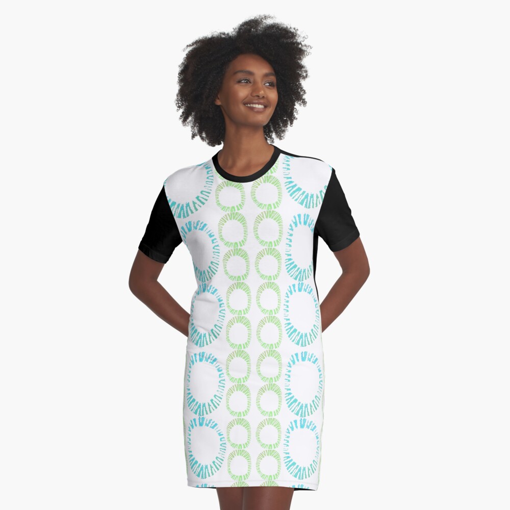 Item preview, Graphic T-Shirt Dress designed and sold by LisaLeQuelenec.
