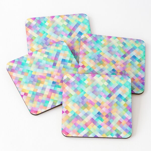 Item preview, Little colorful  mosaic blocks everywhere designed and sold by ArtyBuys.