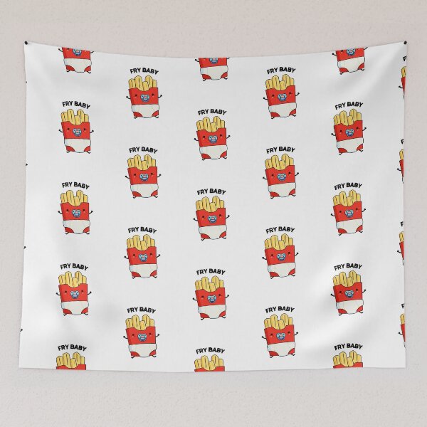 Item preview, Fry Baby Funny French Fries Puns  designed and sold by punnybone.