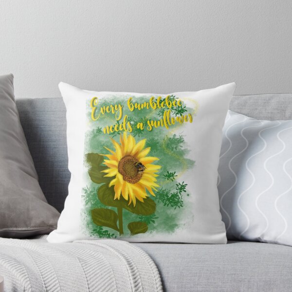 Item preview, Every bumblebee needs a sunflower designed and sold by miiasbeehive.