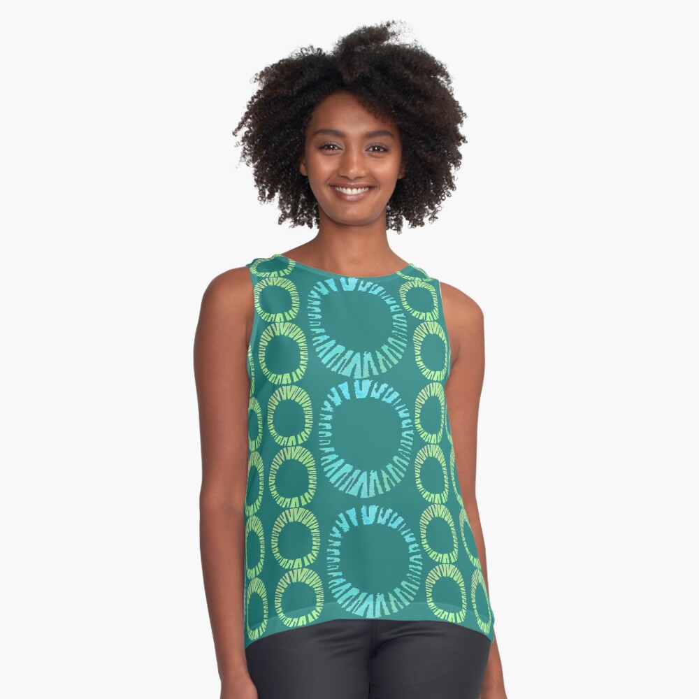 Item preview, Sleeveless Top designed and sold by LisaLeQuelenec.