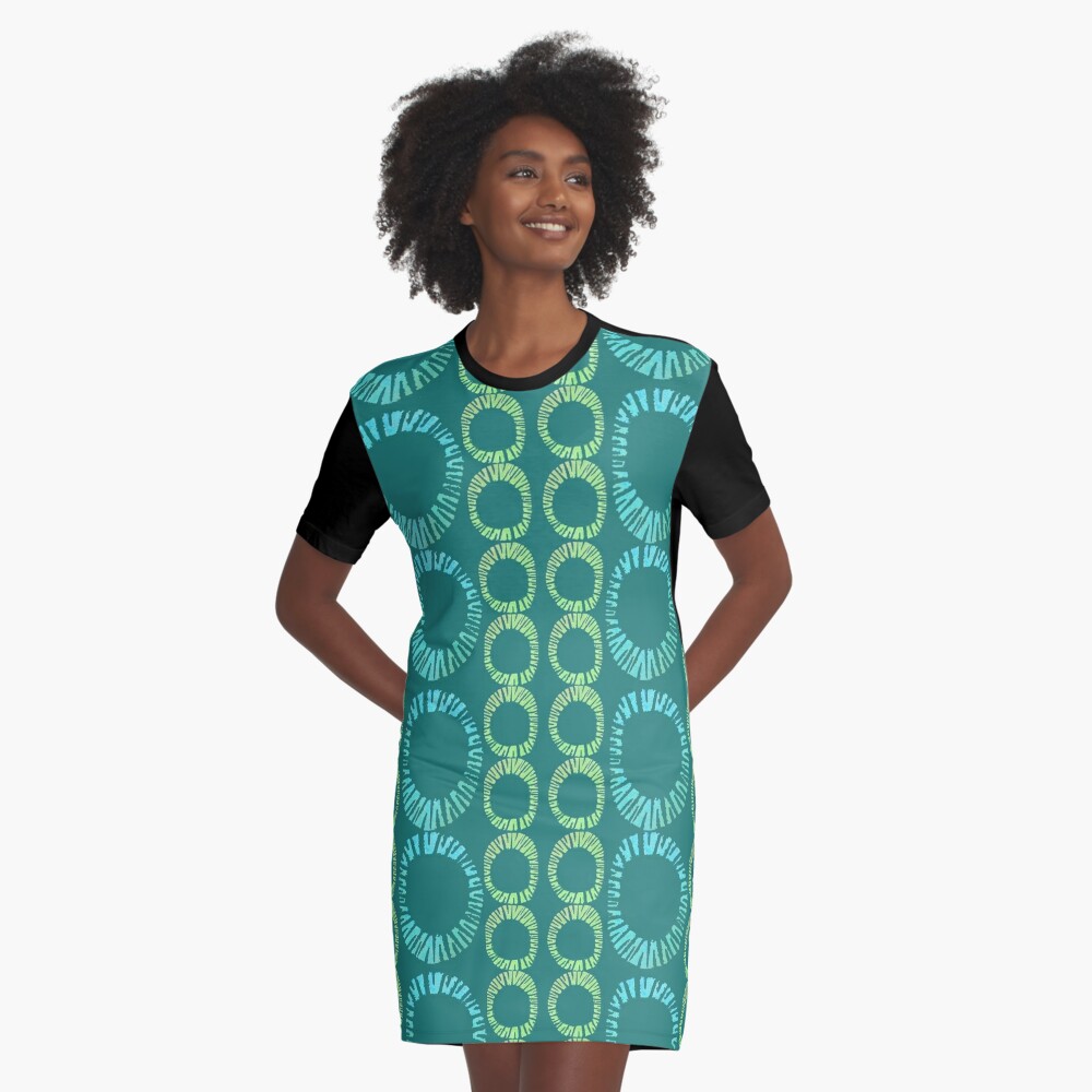 Item preview, Graphic T-Shirt Dress designed and sold by LisaLeQuelenec.