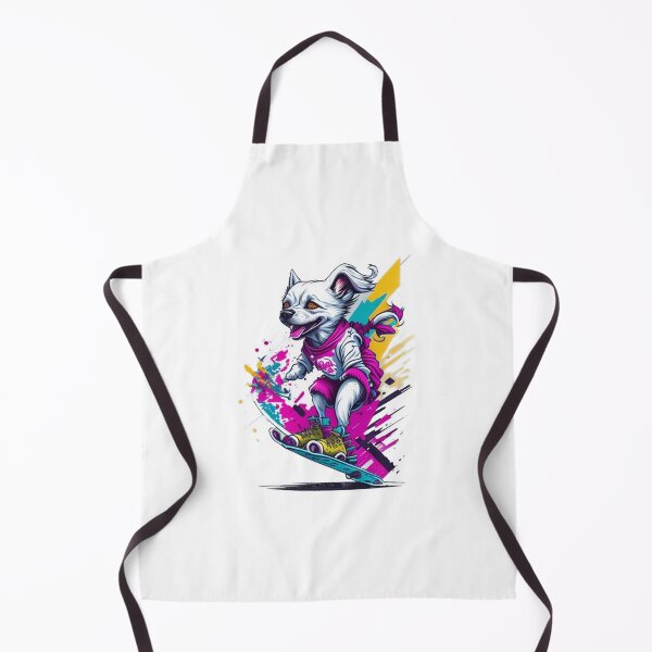 Item preview, Vibrant Skating Pup: Colorful Canine on Wheels designed and sold by hudaG.