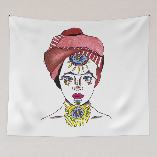 Item preview, African Woman Art Afro American Design Africa designed and sold by HighArtDesigns.
