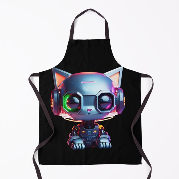 Item preview, Colorful Neon cute Robot Kitty 11 designed and sold by Coverex.