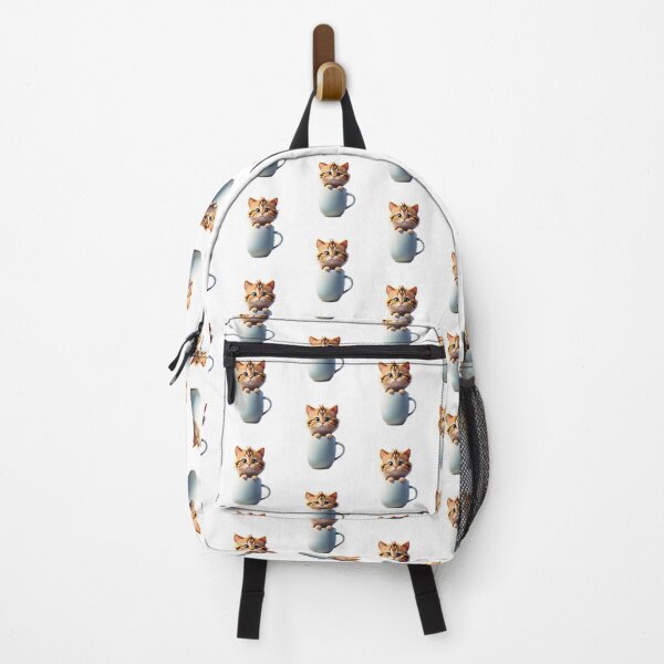 Item preview, Cute adorable kitten cat wide eyed in a coffee cup  designed and sold by w1ckerman.