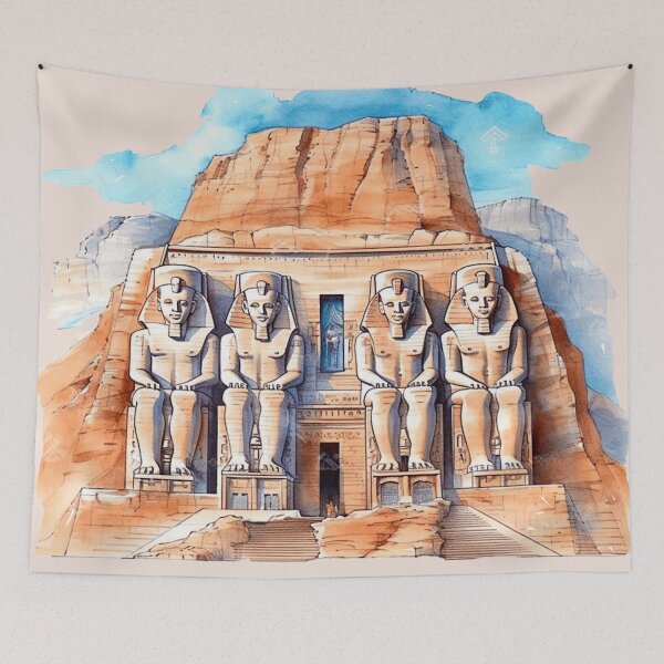 Item preview, Abu Simbel Temple, Egypt Africa designed and sold by Myra365Art.