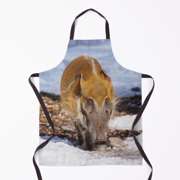 Item preview, Red River Hog In The Snow designed and sold by rawshutterbug.