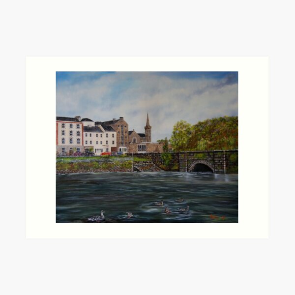 "Kilrush - Cill Rois" - Oil Painting Art Print
