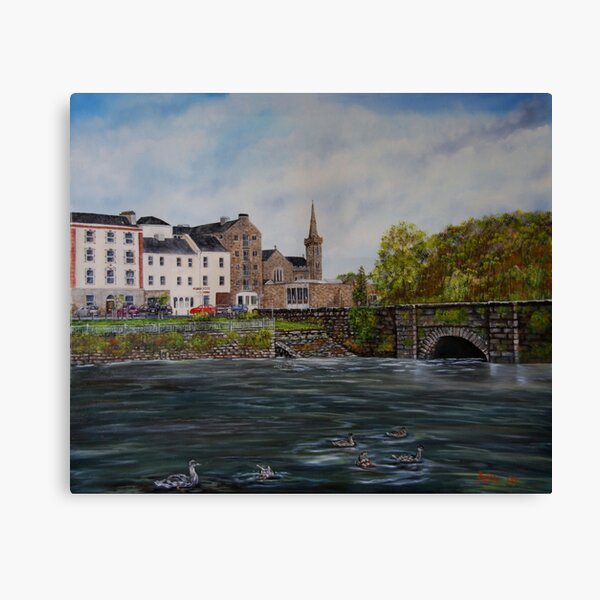 "Kilrush - Cill Rois" - Oil Painting Canvas Print