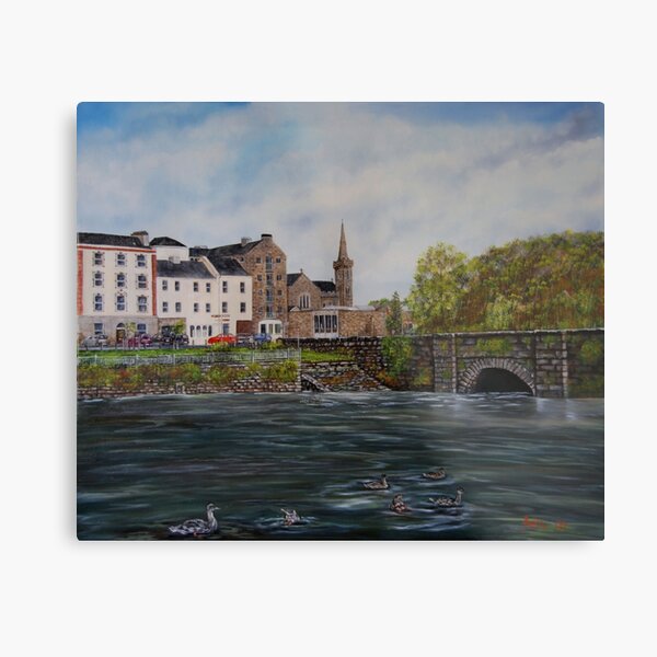 "Kilrush - Cill Rois" - Oil Painting Metal Print