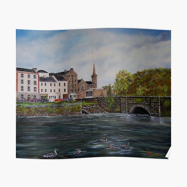 "Kilrush - Cill Rois" - Oil Painting Poster