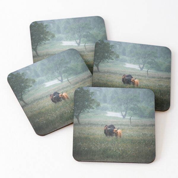 Item preview, Scotland Highland Cows Print designed and sold by David French.