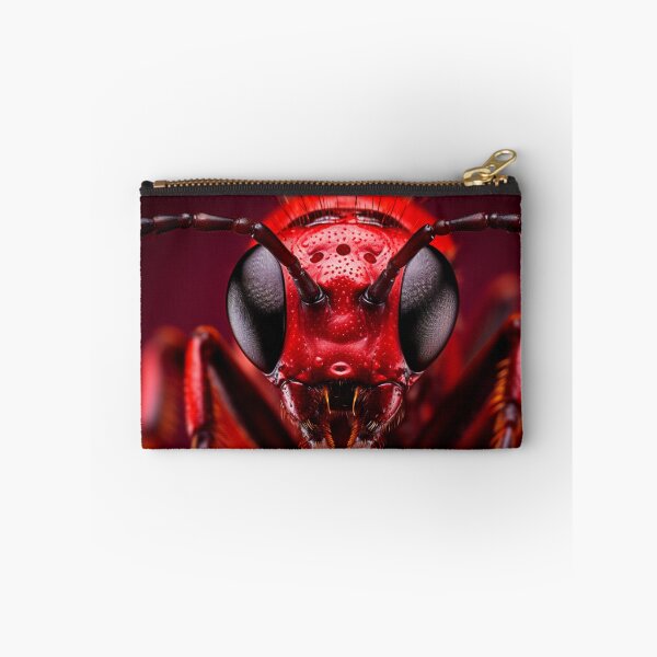 Item preview, A small red insect has its eyes looking directly at you designed and sold by isBotStore.