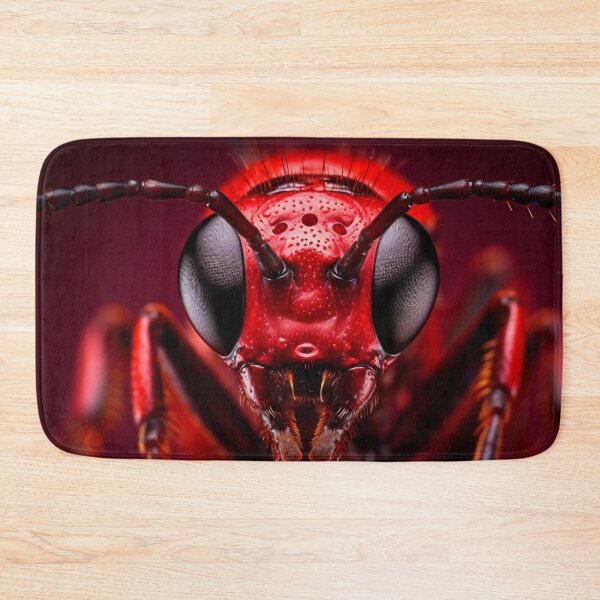 Item preview, A small red insect has its eyes looking directly at you designed and sold by isBotStore.