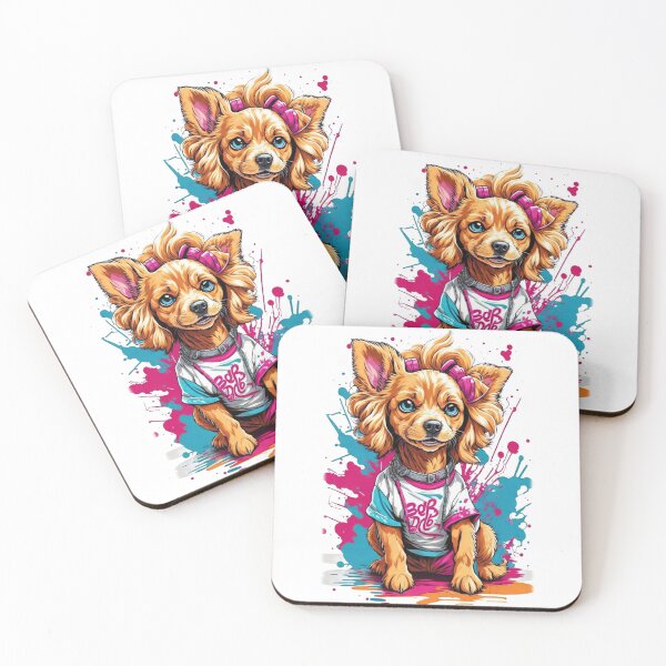 Item preview, olden Barbie's Pooch: Cartoon Dog Shimmer designed and sold by hudaG.