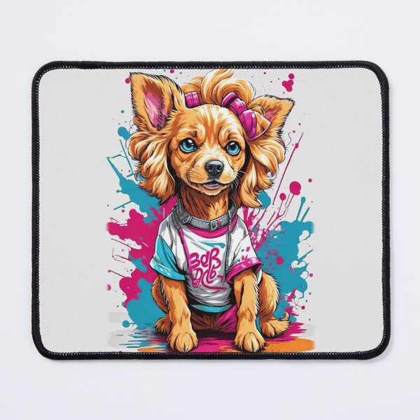 Item preview, olden Barbie's Pooch: Cartoon Dog Shimmer designed and sold by hudaG.