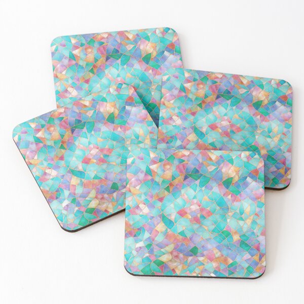 Item preview, Little colorful chip mosaic tiles designed and sold by ArtyBuys.