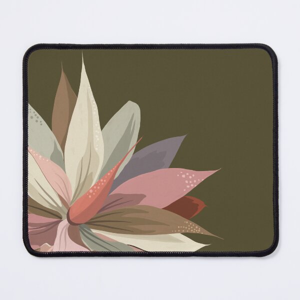 Item preview, Agave in gouache - olive green background designed and sold by Susan Leighton.