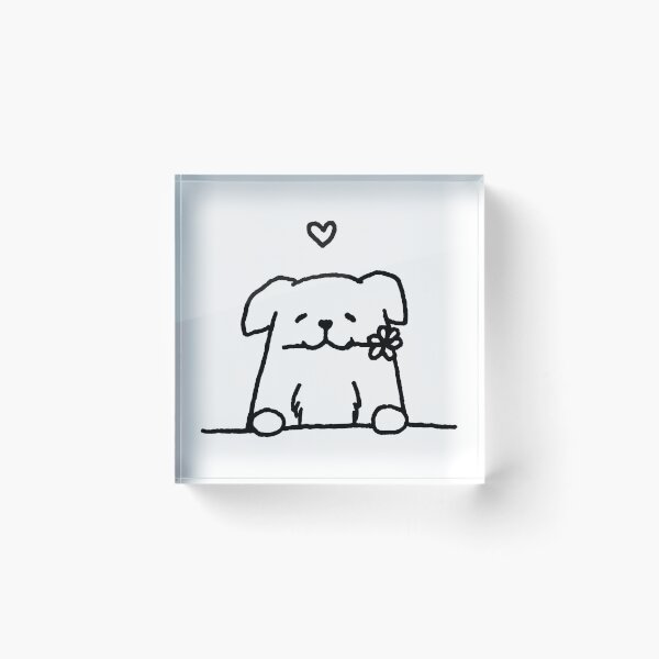 Item preview, Dog Holding a Flower designed and sold by fuksja.
