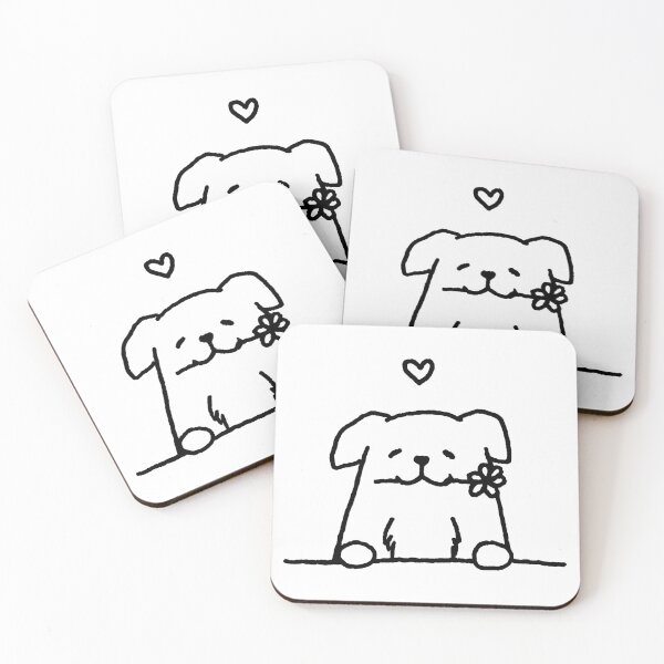Item preview, Dog Holding a Flower designed and sold by fuksja.