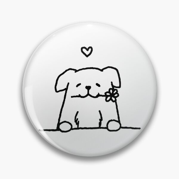 Item preview, Dog Holding a Flower designed and sold by fuksja.